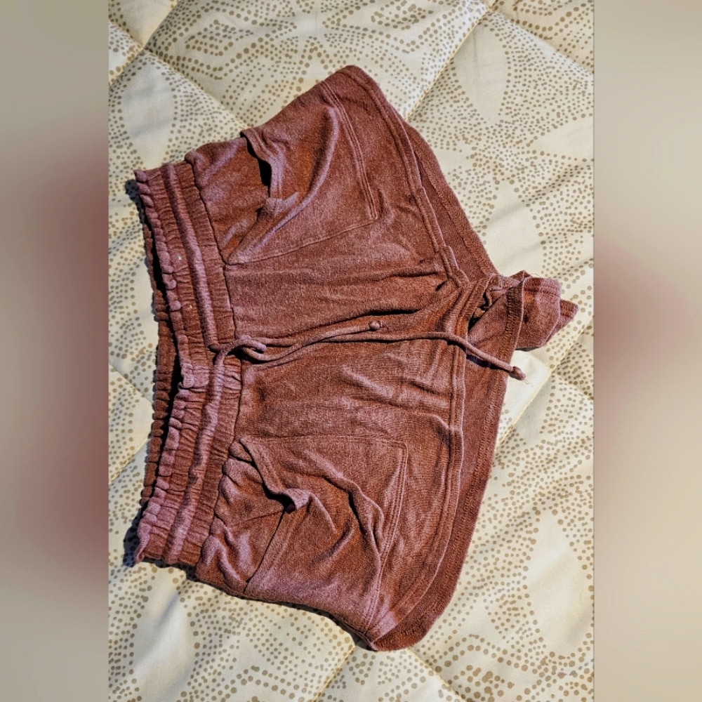 Stars Above Cozy Brown Shorts